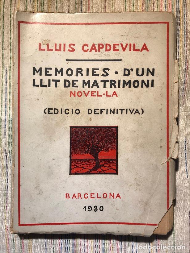 Libros: Mem&ograve;ries dun llit de matrimoni (edici&oacute; definitiva) - Lluis Capdevila - Foto 1