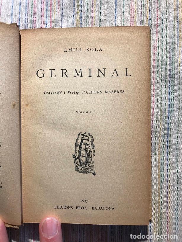 Libros: Germinal -volum I - Emili Zola - Foto 3