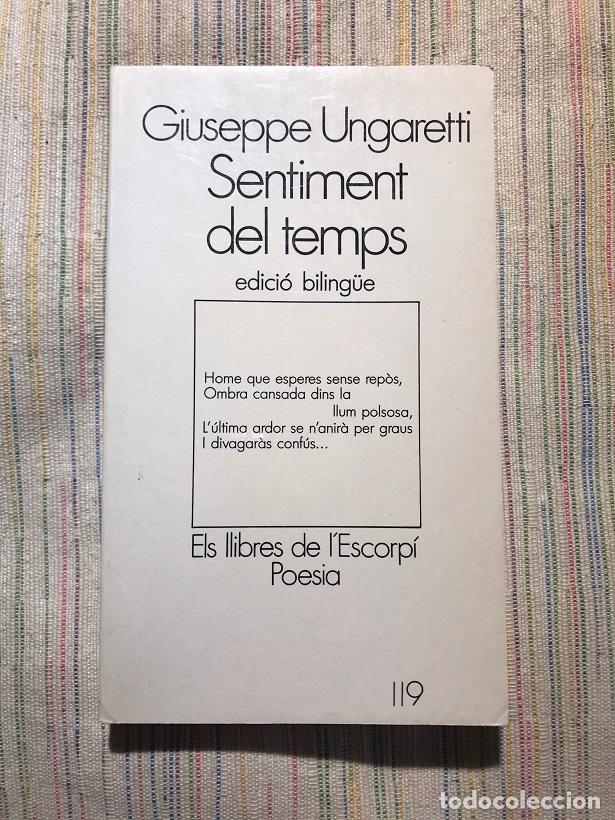 Libros: Sentiment del temps - Giuseppe Ungaretti - Foto 1