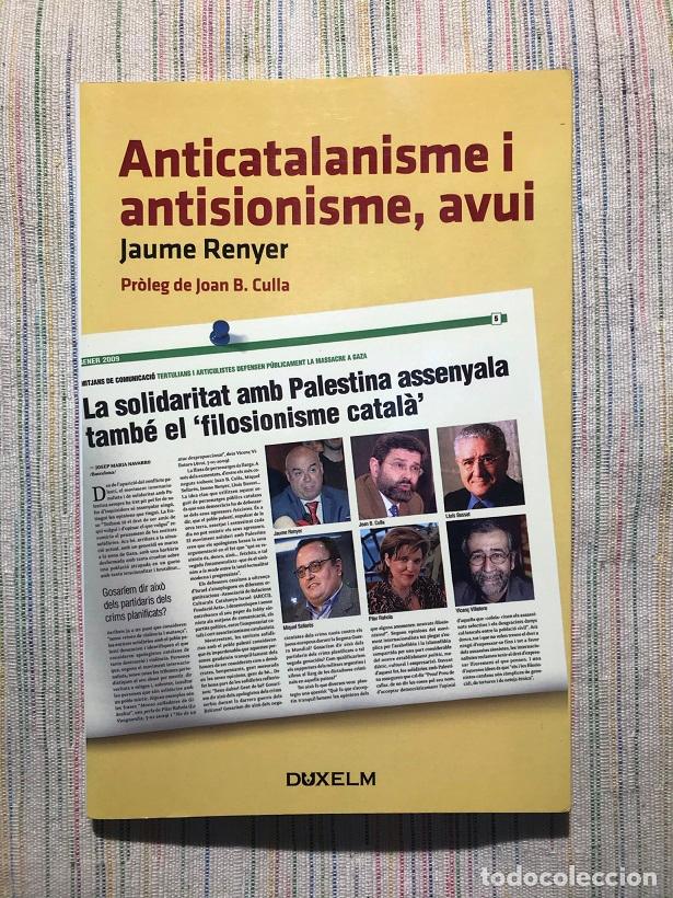 Libros: Anticatalanisme i antisionisme, avui - Jaume Renyer - Foto 1