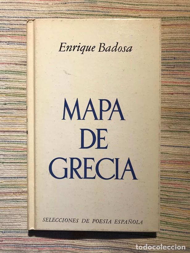 Libros: Mapa de Grecia - Enrique Badosa - Foto 1