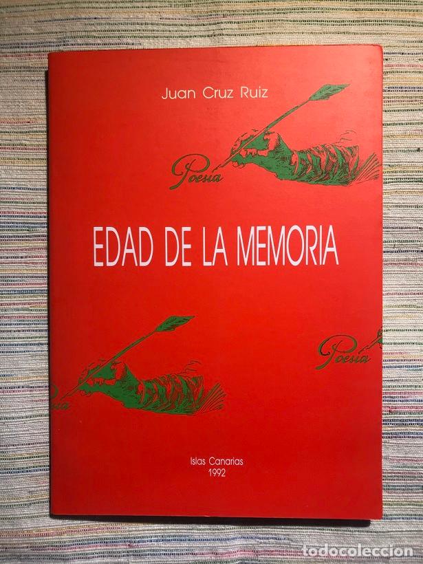 Libros: Edad de la memoria - Juan Cruz Ruiz - Foto 1