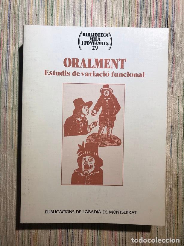 Libros: Oralment. Estudis de variaci&oacute; funcional - Autors diversos - Foto 1