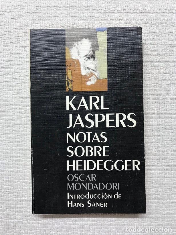 Libros: Notas sobre Heidegger - Karl Jaspers - Foto 1