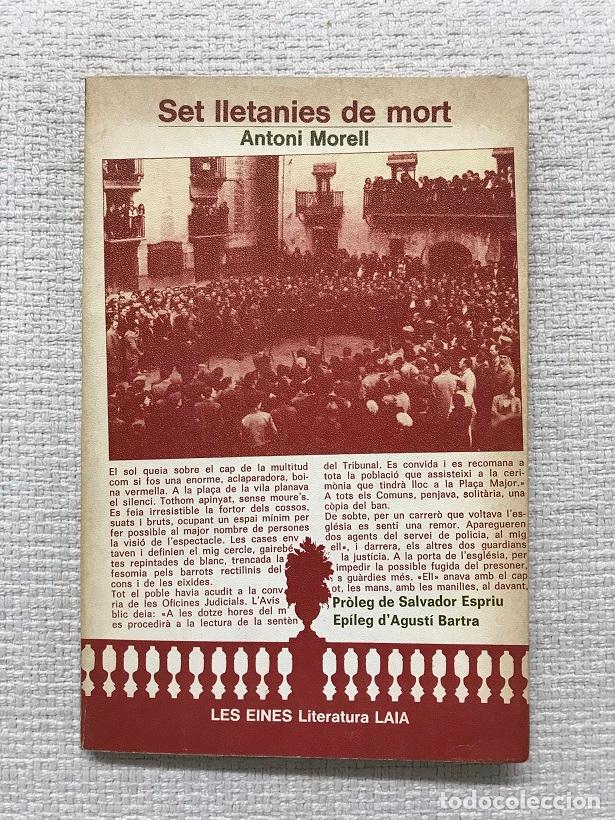 Libros: Set lletanies de mort - Antoni Morell - Foto 1