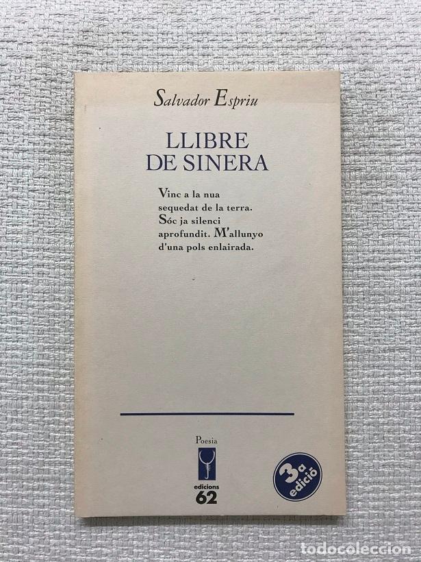 Libros: Llibre de Sinera - Salvador Espriu - Foto 1