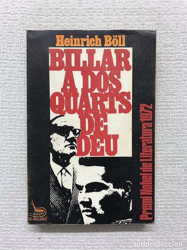 Libros: Billar a dos quarts de deu - Heinrich B&ouml;ll - Foto 1