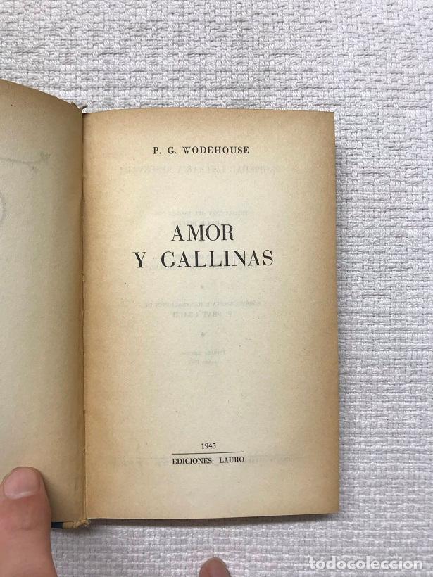 Libros: Amor y gallinas - P.G. Wodehouse - Foto 3