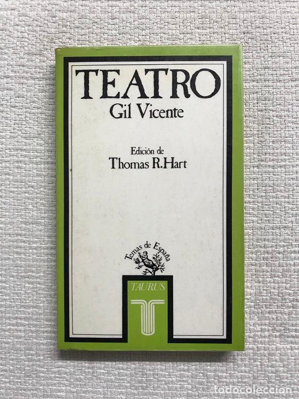 Libros: Gil Vicente. Teatro - Thomas R. Hart (ed.) - Foto 1