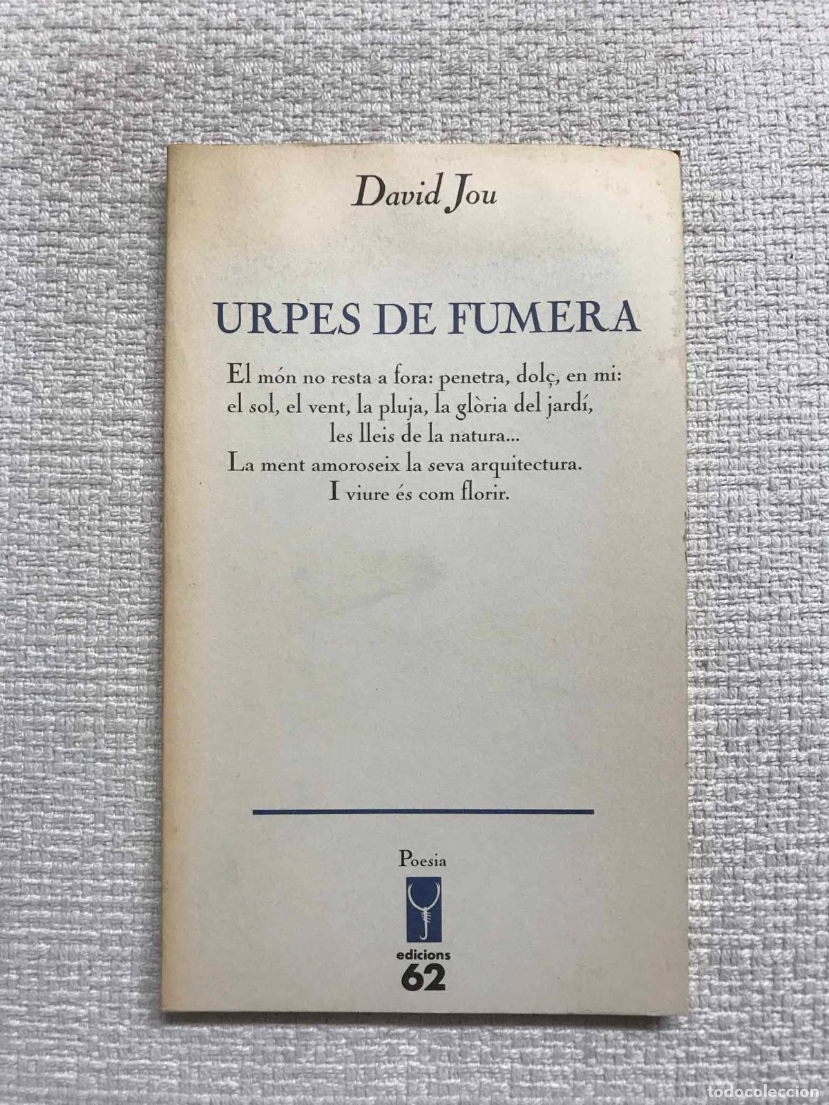 Libros: Urpes de fumera - David Jou - Foto 1