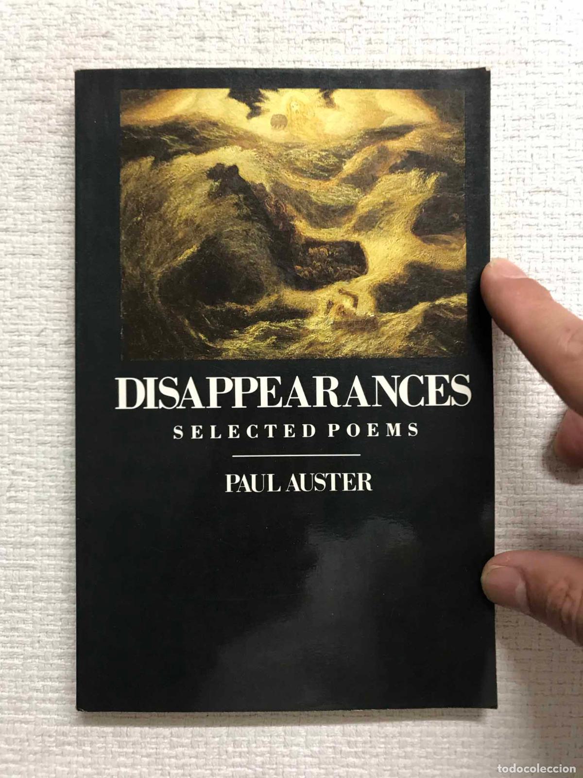Libros: Disappearances. Selected poems - Paul Auster - Foto 1