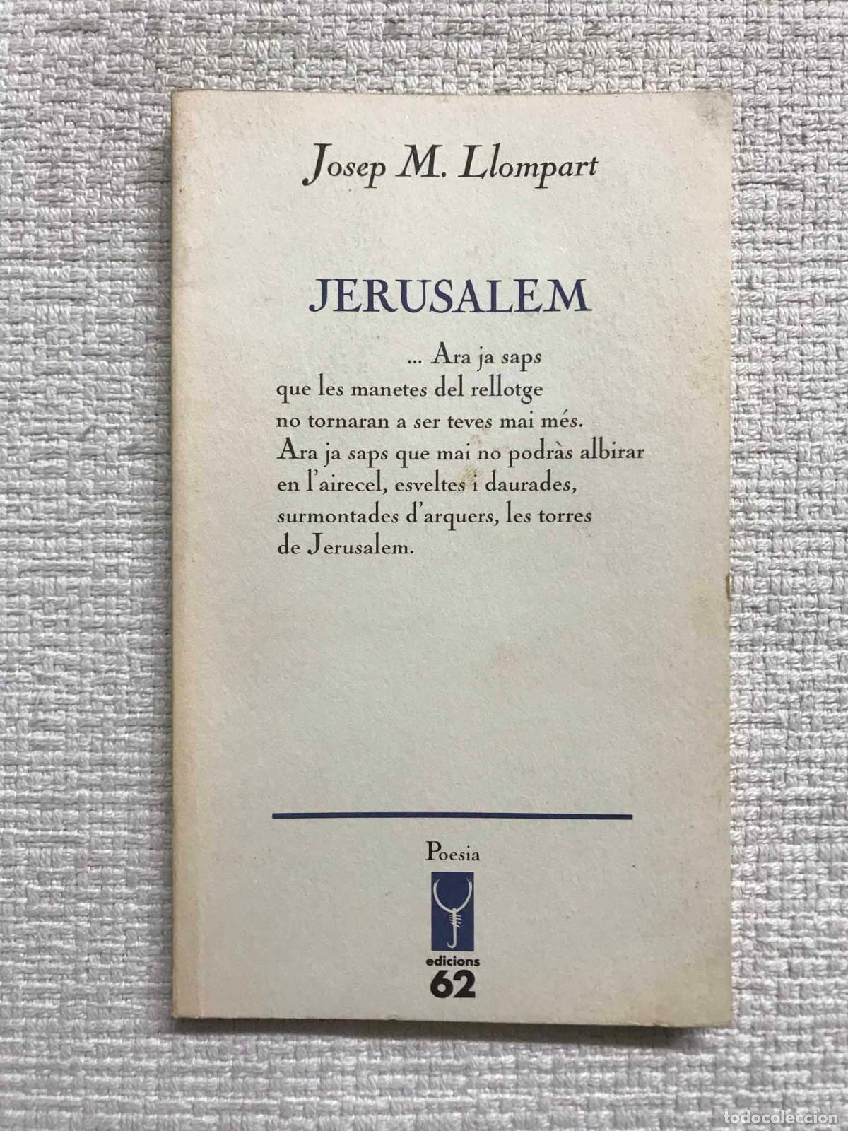 Libros: Jerusalem - Josep M. Llompart - Foto 1