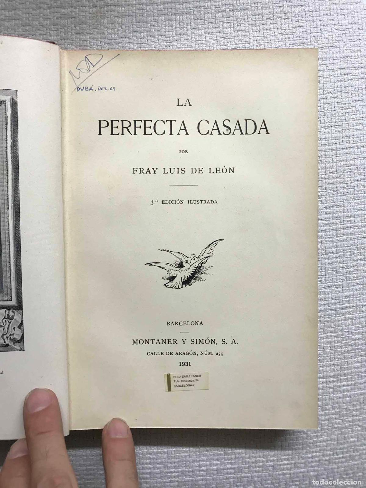 Libros: La perfecta casada - Fray Lu&iacute;s de Le&oacute;n - Foto 2