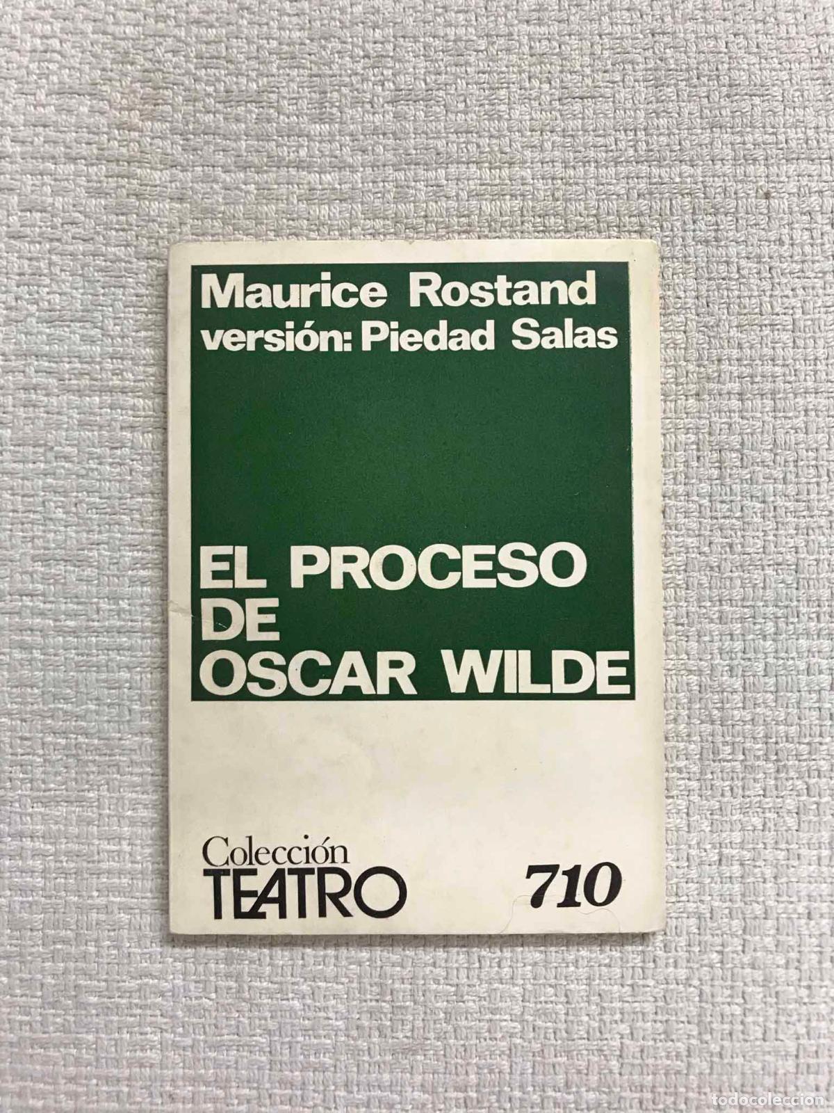 Libros: El proceso de Oscar Wilde - Maurice Rostand - Foto 1