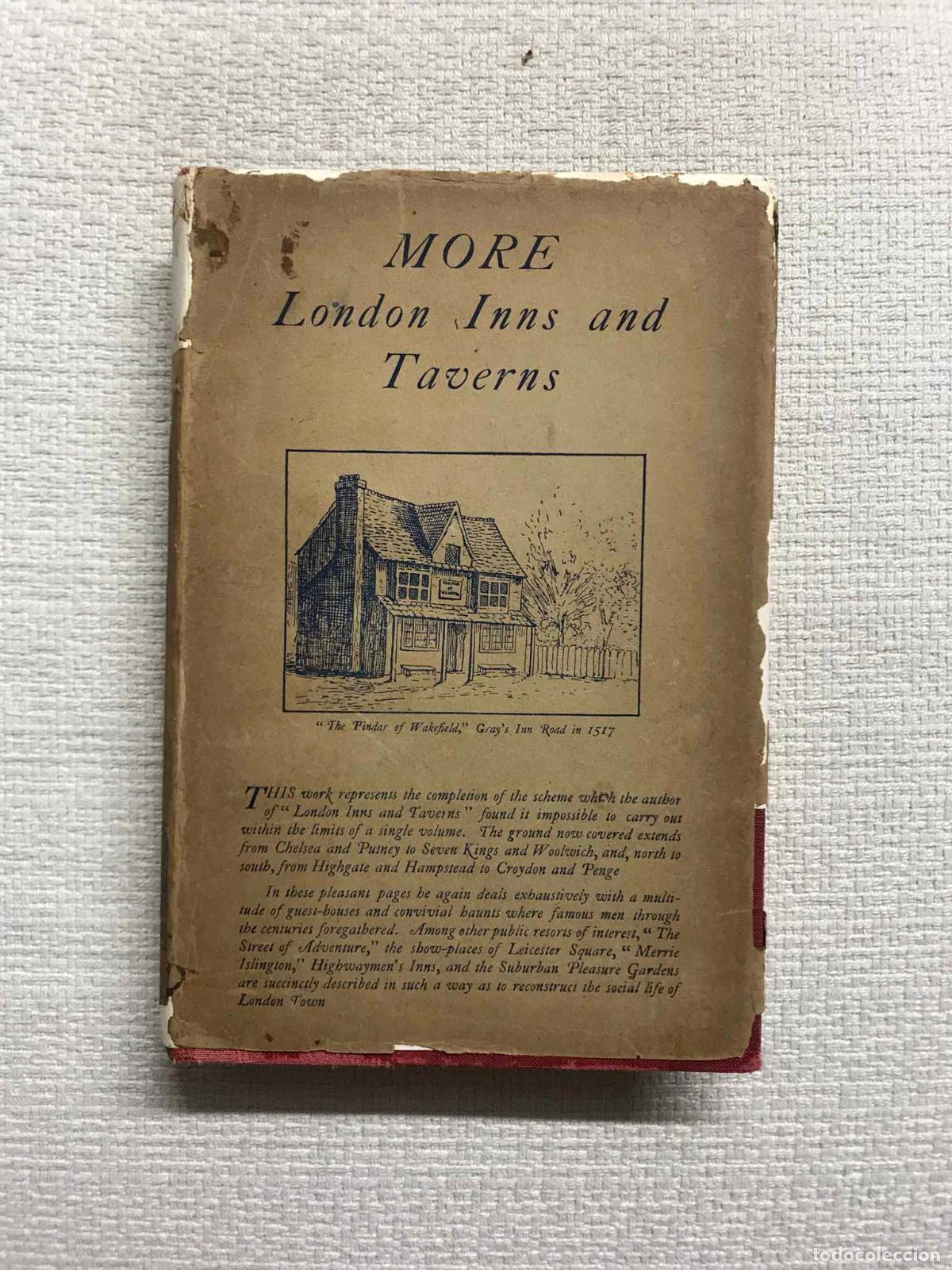 Libros: More London Inns and Taverns - Leopold Wagner