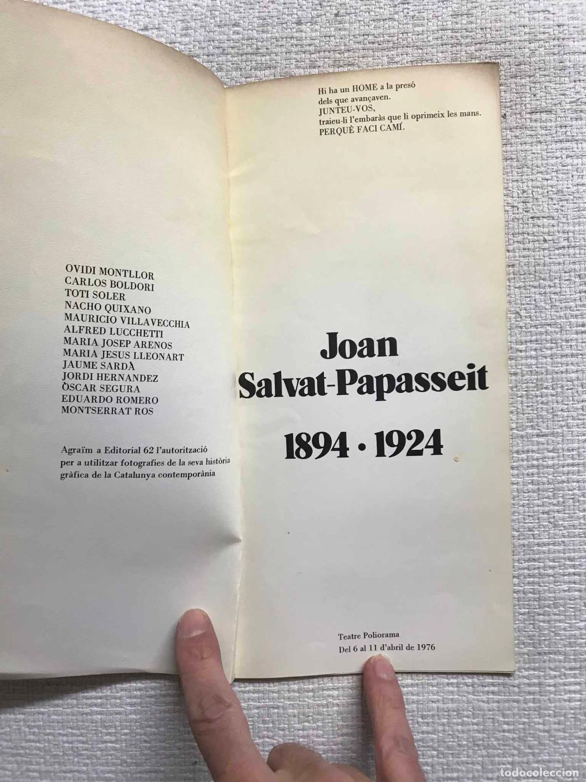 Libros: Joan Salvat-Papasseit 1894-1924 - Foto 2
