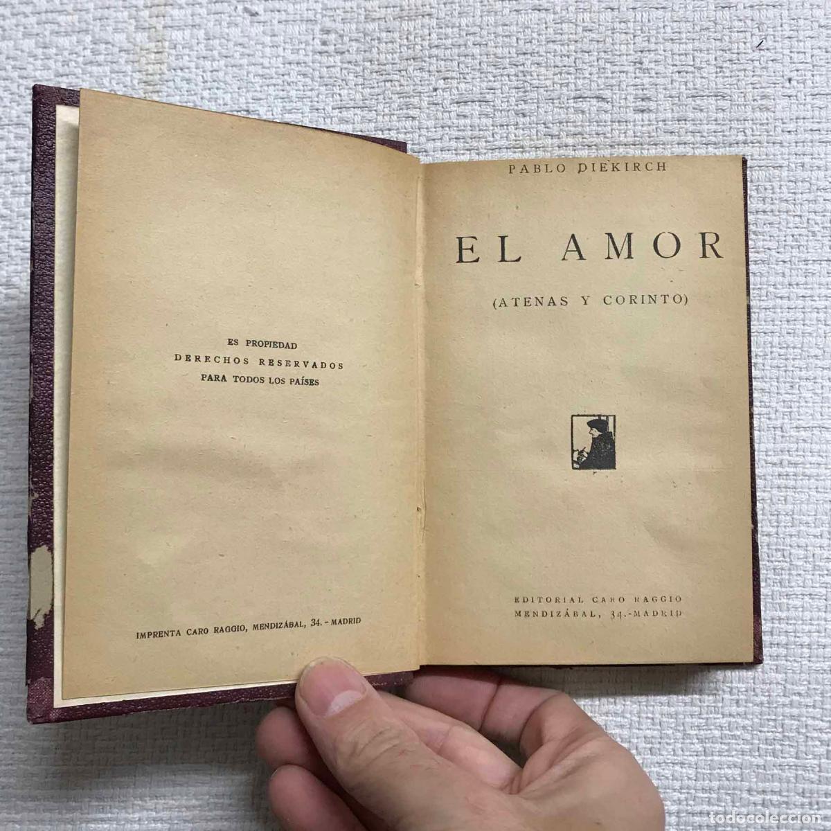 Libros: El amor (Atenas y Corinto) - Pablo Diekirch - Foto 2
