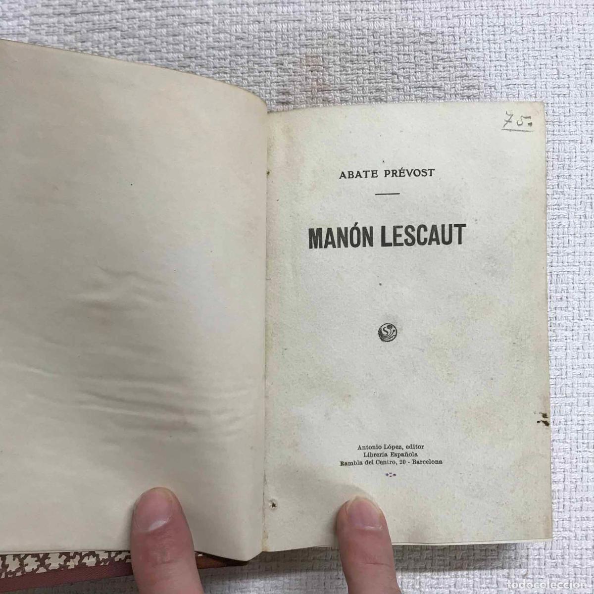 Libros: Manon Lescaut - Abate Pr&eacute;vost - Foto 2