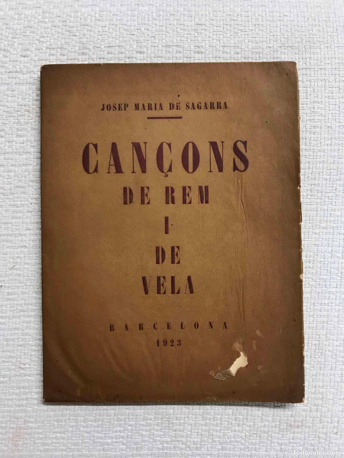 Libros: Can&ccedil;ons de rem i de vela - Josep Maria de Sagarra - Foto 1