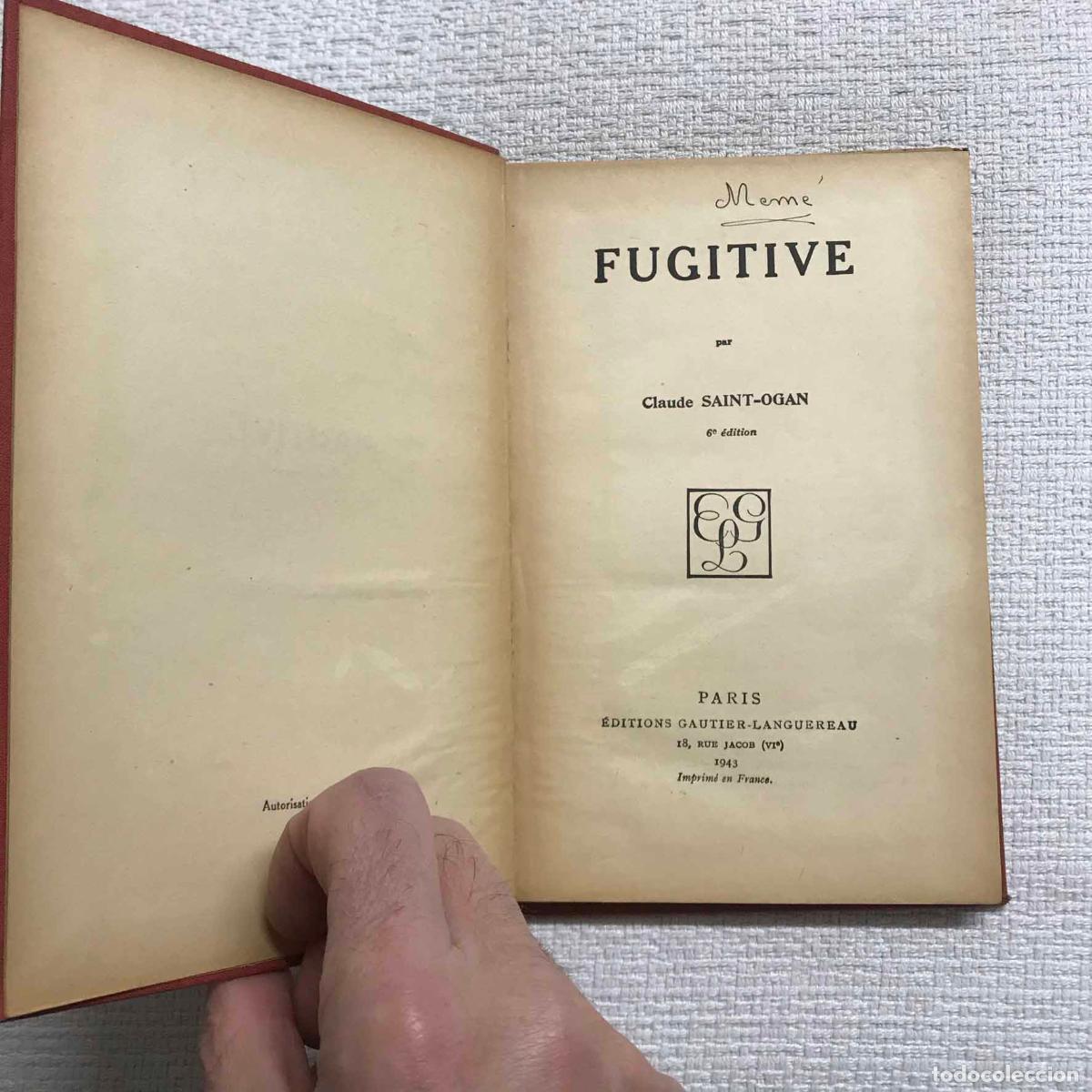 Libros: Fugitive - Claude Saint-Ogan - Foto 2