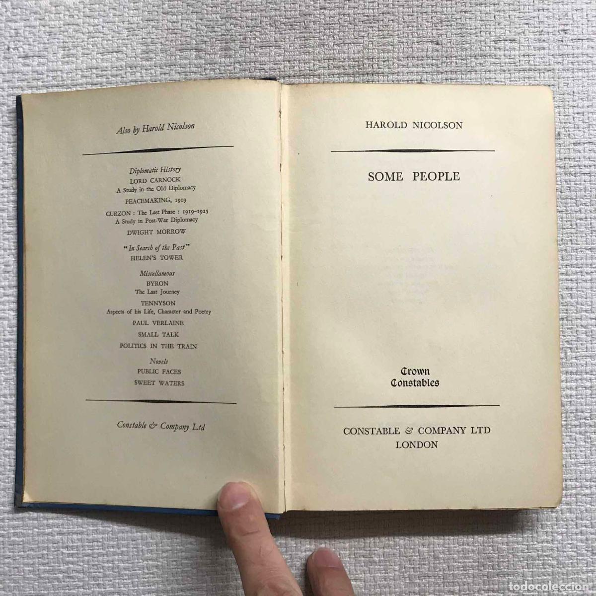 Libros: Some people - Harold Nicolson - Foto 2