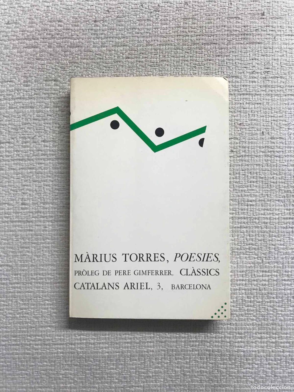 Libros: Poesies - M&agrave;rius Torres - Foto 1