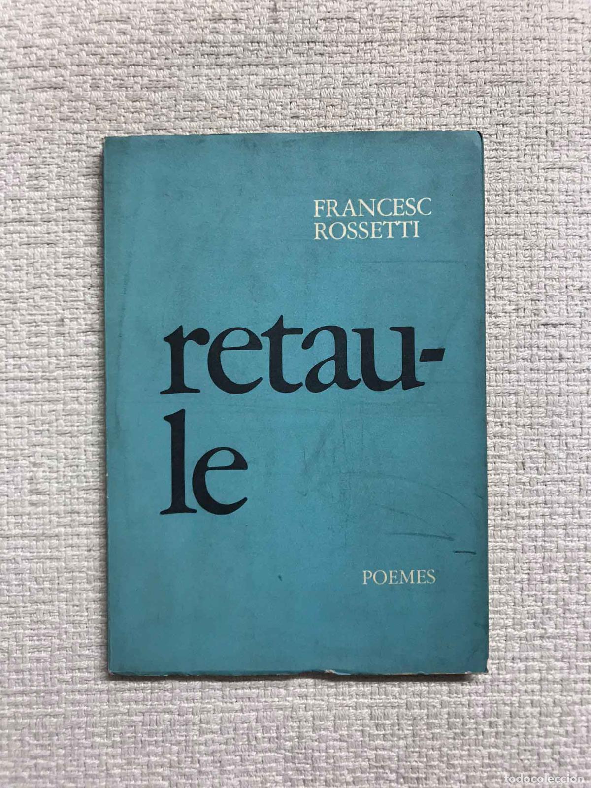 Libros: Retaule. Poemes - Francesc Rossetti - Foto 1