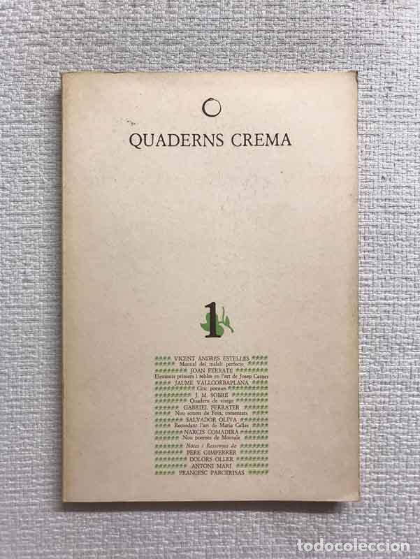 Libros: Quaderns Crema. 1 - Autors diversos - Foto 1