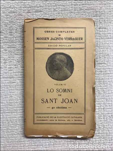 Libros: Lo somni de Sant Joan - Jacinto Verdaguer - Foto 1
