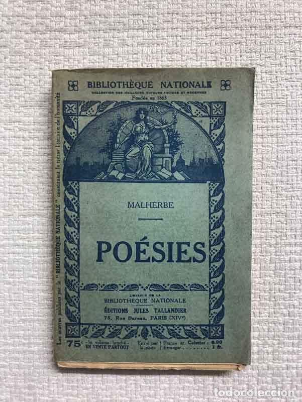 Libros: Po&eacute;sies - Malherbe - Foto 1