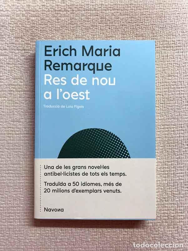 Libros: Res de nou a loest - Erich Maria Remarque - Foto 1