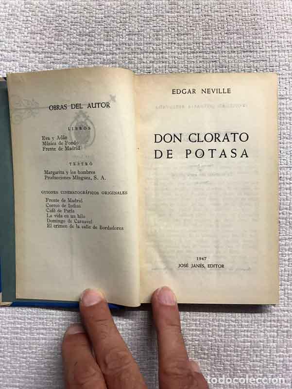 Libros: Don Clorato de Potasa - Edgar Neville - Foto 2