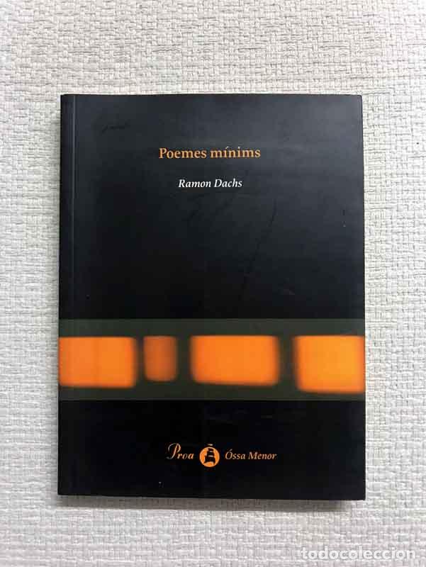 Libros: Poemes m&iacute;nims - Ramon Dachs - Foto 1