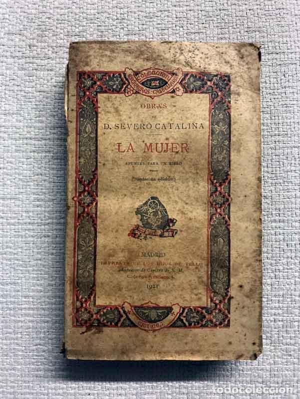 Libros: La mujer. Apuntes para un libro - Severo Catalina - Foto 1