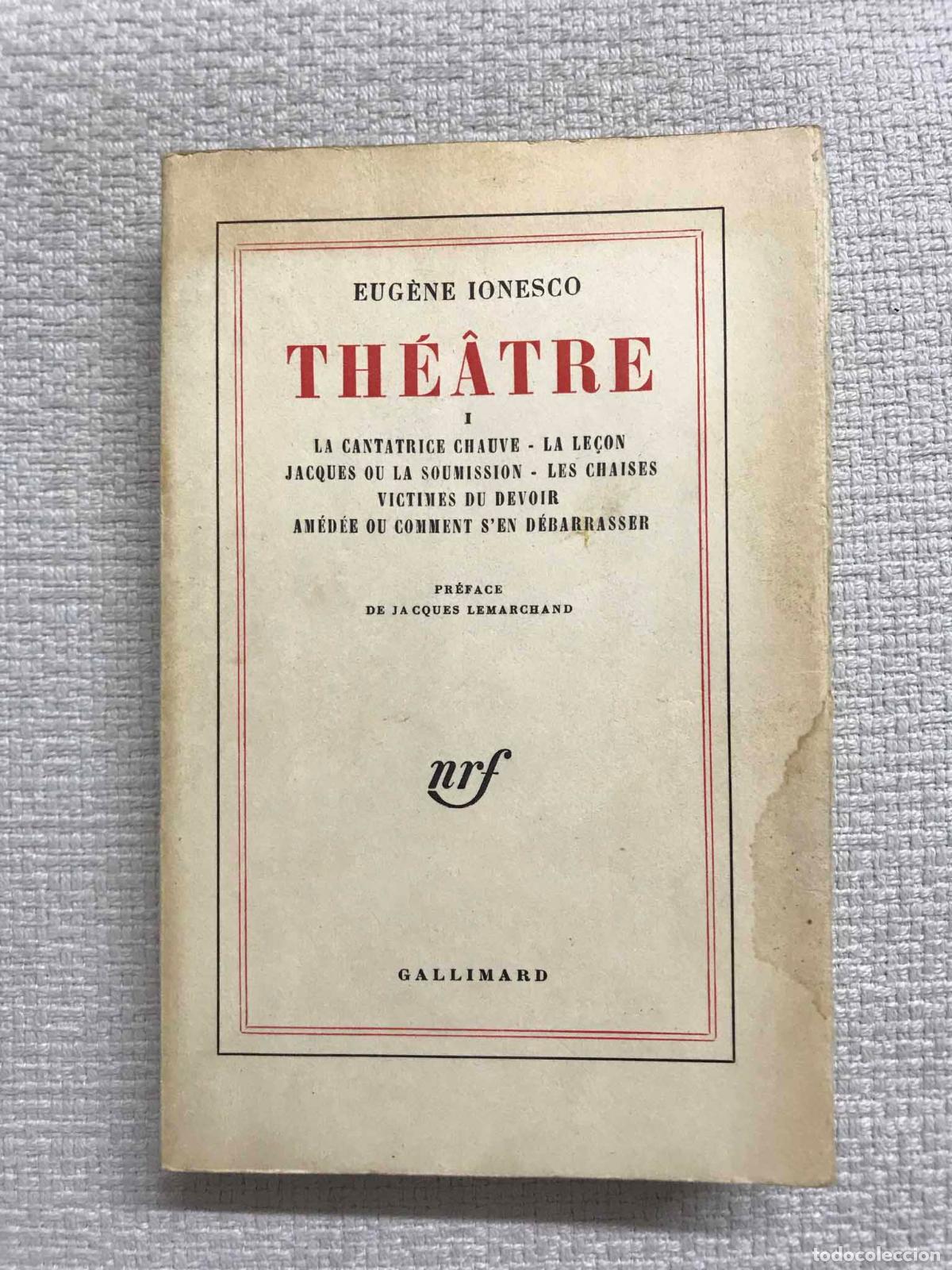 Libros: Th&eacute;&acirc;tre. I - Eug&egrave;ne Ionesco - Foto 1