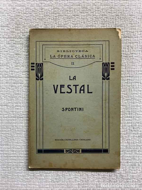 Libros: La vestal - Spontini - Foto 1