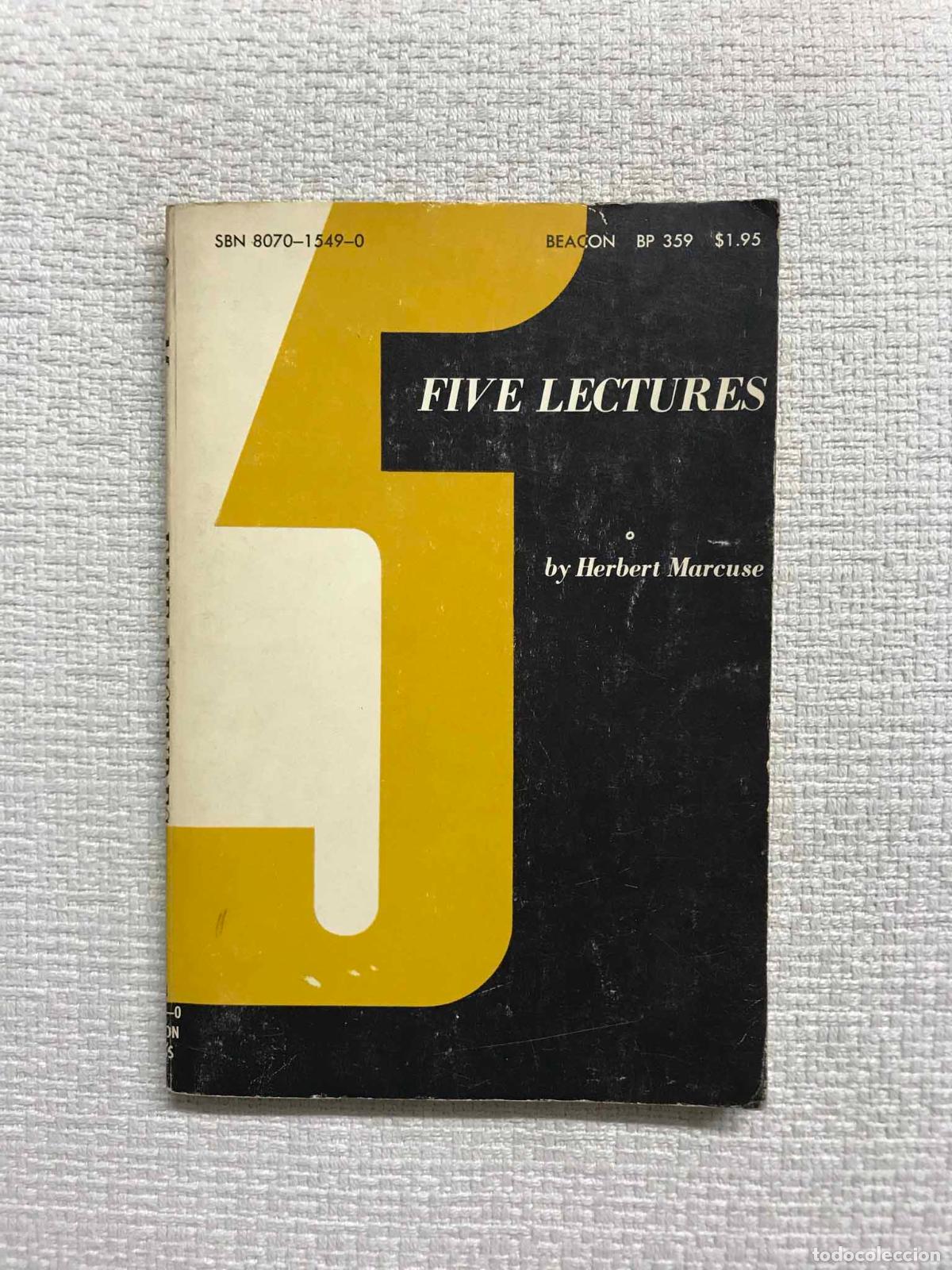 Libros: Five lectures. Psychoanalysis, Politics and Utopia - Herbert Marcuse. - Foto 1