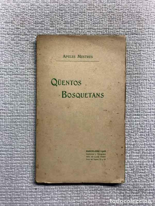 Libros: Q&uuml;entos bosquetans - Apeles Mestres - Foto 1