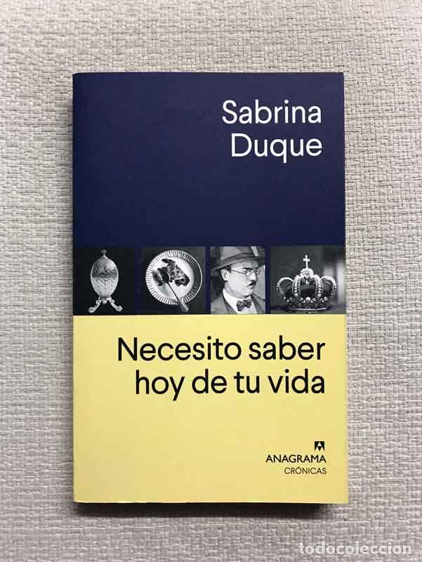 Libros: Necesito saber hoy de tu vida - Sabrina Duque - Foto 1