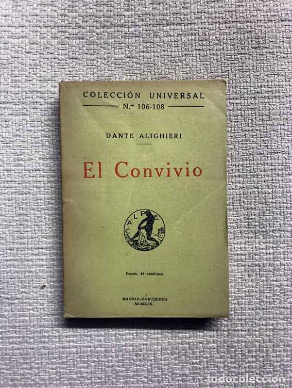 Libros: El convivio - Dante Alighieri - Foto 1