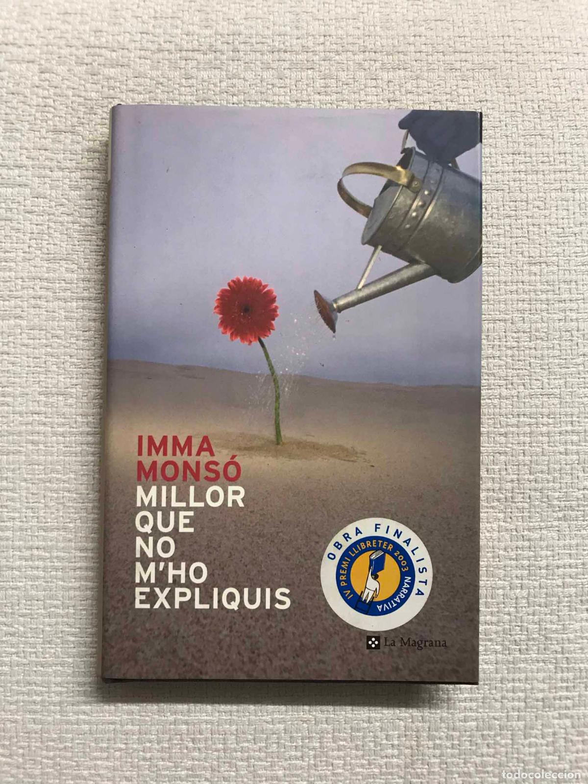 Libros: Millor que no mho expliquis - Inma Mons&oacute; - Foto 1