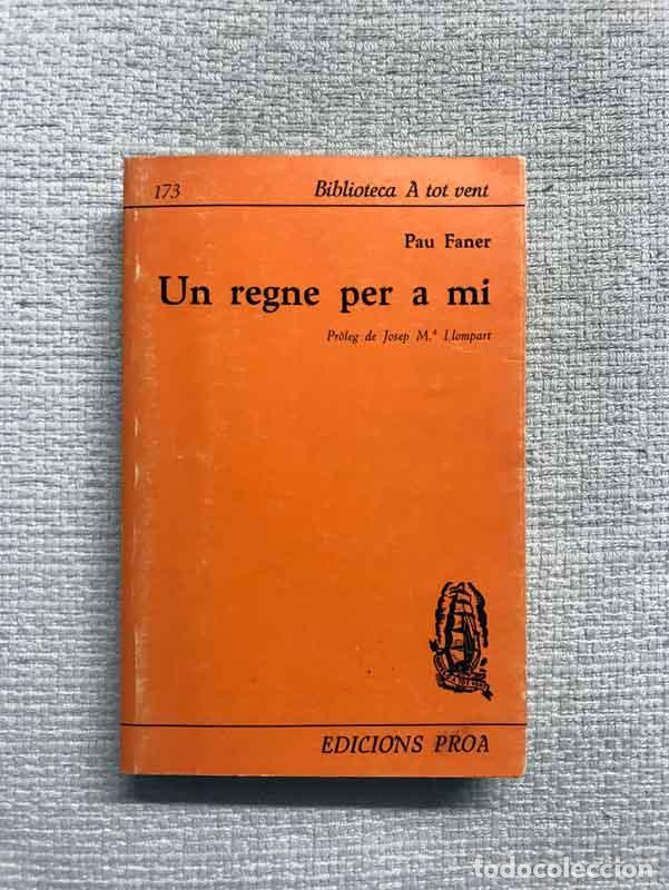 Libros: Un regne per a mi - Pau Faner - Foto 1