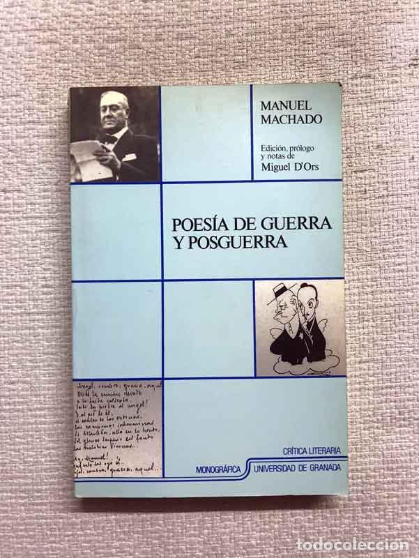 Libros: Poes&iacute;a de guerra y posguerra - Manuel Machado - Foto 1