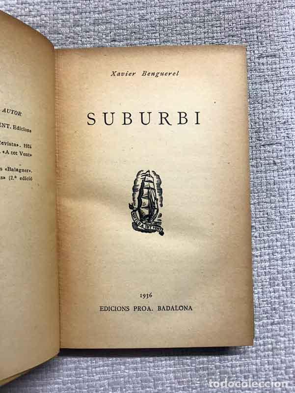 Libros: Suburbi - Xavier Benguerel - Foto 2