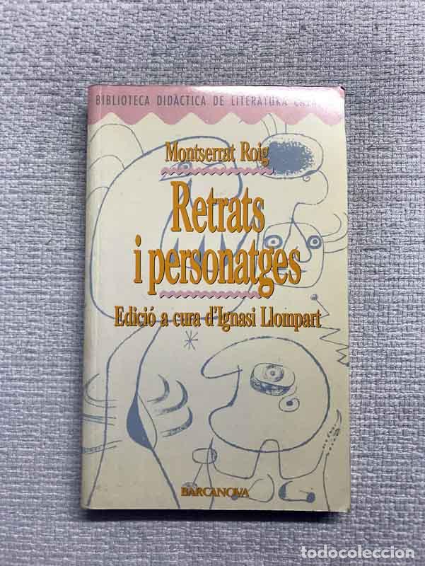 Libros: Retrats i personatges - Montserrat Roig - Foto 1