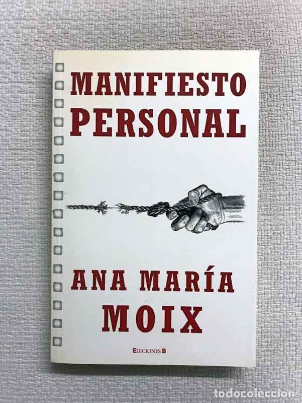 Libros: Manifiesto personal - Ana Mar&iacute;a Moix - Foto 1
