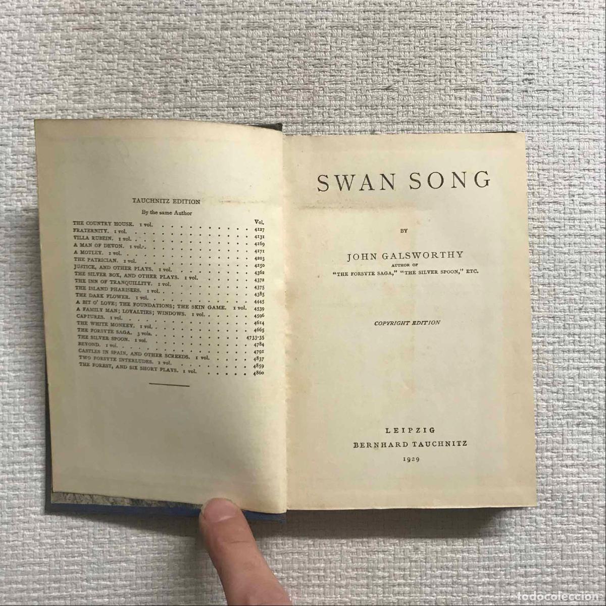 Libros: Swan Song - John Galsworthy - Foto 2