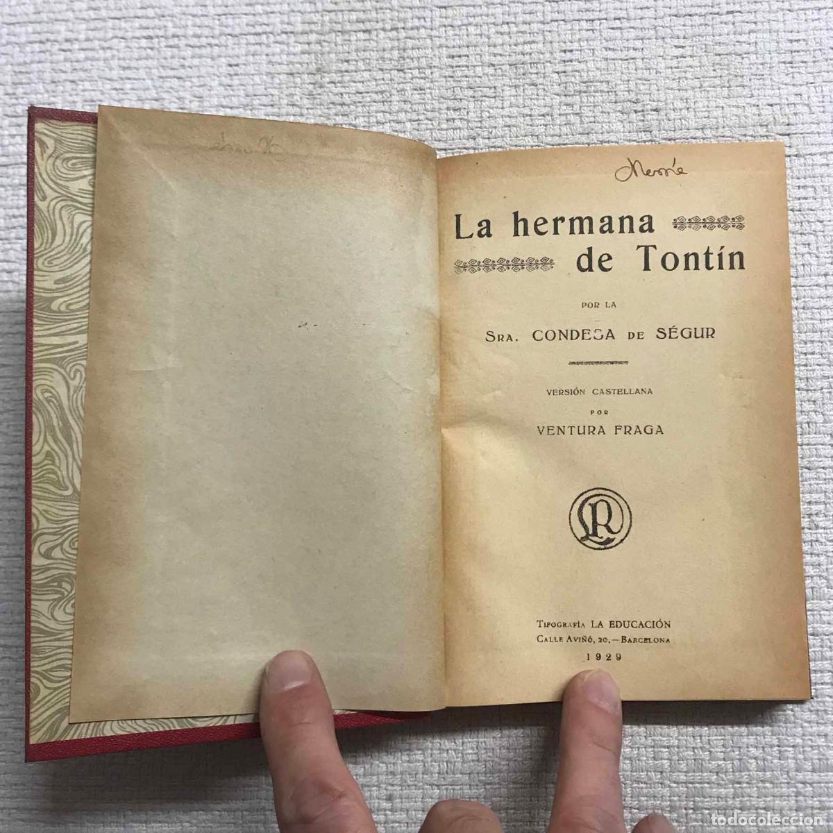 Libros: La hermana de Tont&iacute;n - Condesa de S&eacute;gur - Foto 2