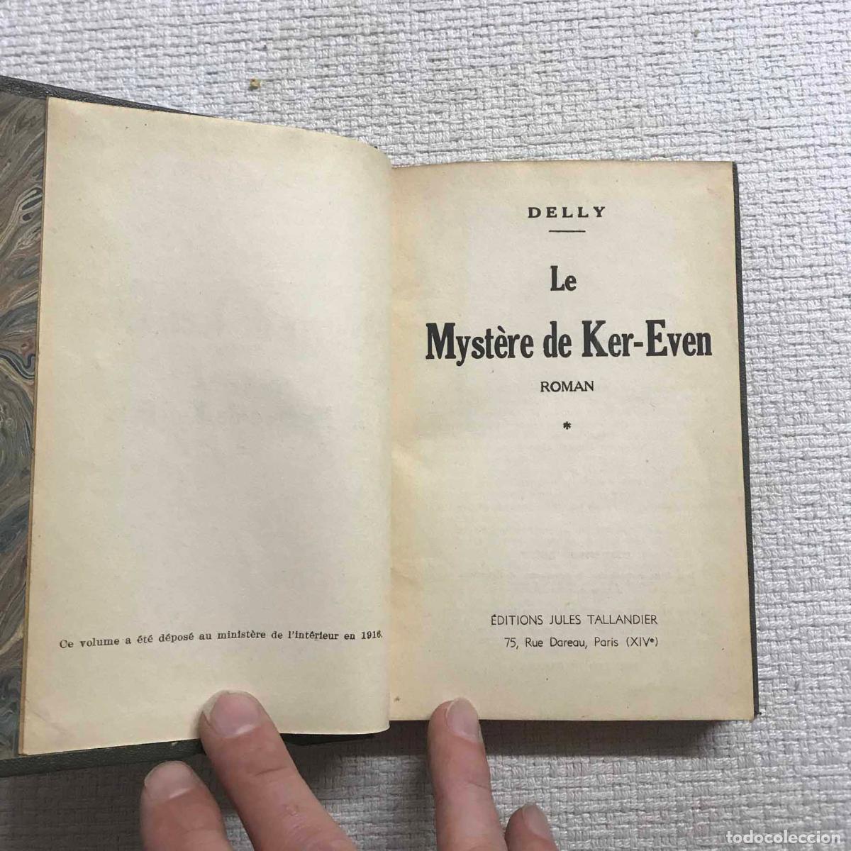 Libros: Le Myst&egrave;re de Ker-Even. Vol. I - Delly - Foto 2