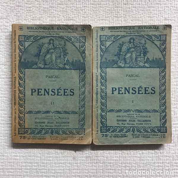 Libros: Pens&eacute;es. Volumes I et II - Pascal - Foto 1